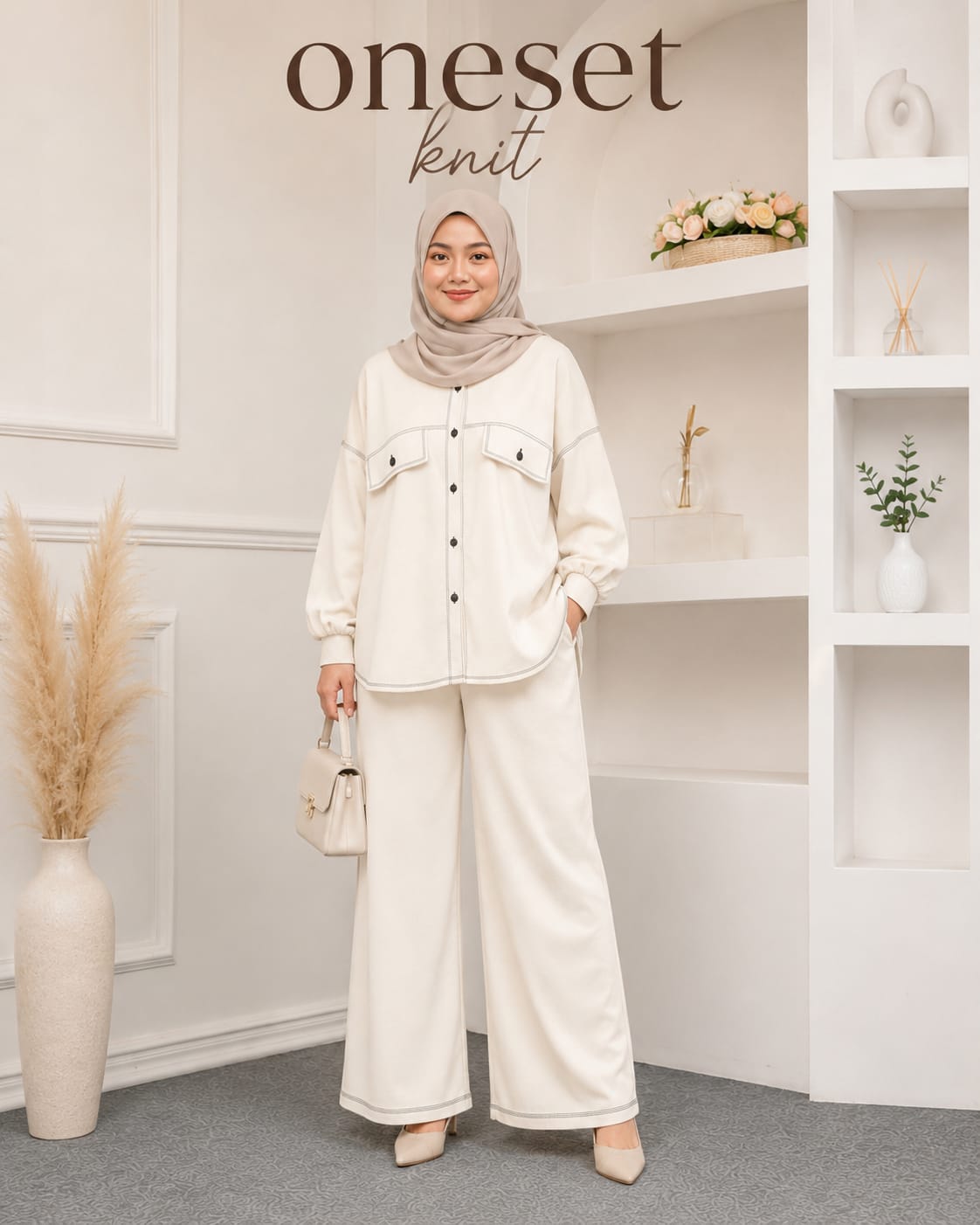 Oneset Knit dipakai